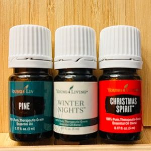 Young Living Pine, Winter Nights, and Christmas Spirit Essential Oils NEW